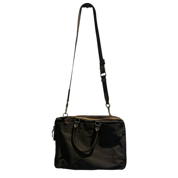 Coach Women’s Black Nylon Crossbody Bag With Leather Trim & Adjustable Strap - Picture 2 of 11